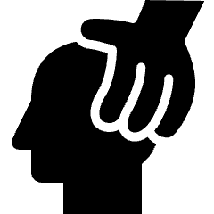 Massage Head Icon from Ultimate Bold Set