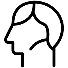 Massage Map Head Icon from Ultimate Light Set