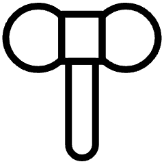 Massage Stick Ball Icon from Ultimate Light Set