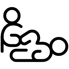 Thai Massage Leg Icon from Ultimate Light Set