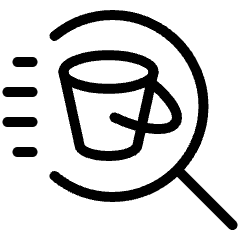 Amazon Athena Interactive Analytics Icon from Ultimate Light Set