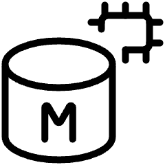 Amazon Elasticache For Memcached Chip Icon from Ultimate Light Set
