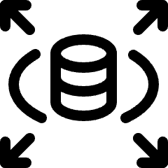Amazon Relational Database Service Icon from Ultimate Regular Set