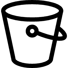 Amazon S3 Storage Icon from Ultimate Regular Set