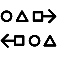 Amazon S3 Tiering Access Pattern Icon from Ultimate Light Set