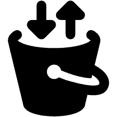 Amazon S3 Tiering Access Icon from Ultimate Bold Set