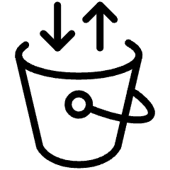 Amazon S3 Tiering Access Icon from Ultimate Light Set