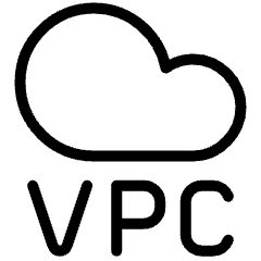 Amazon Virtual Private Cloud Icon from Ultimate Light Set