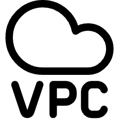 Amazon Virtual Private Cloud Icon from Ultimate Regular Set