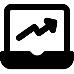 Amazon Web Service Analytic Icon from Ultimate Bold Set