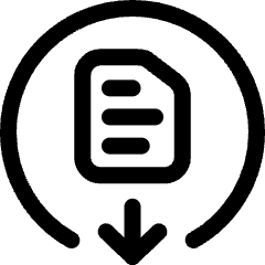 Amazon Web Service Artifact Self Service Portal Icon from Ultimate Regular Set