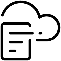 Amazon Web Service Cloud Information 1 Icon from Ultimate Light Set