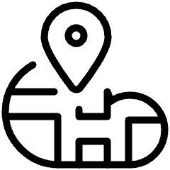 Amazon Web Service Cloud Map Icon from Ultimate Light Set