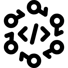 Amazon Web Service Code Icon from Ultimate Regular Set