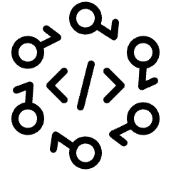 Amazon Web Service Code Icon from Ultimate Light Set