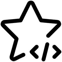 Amazon Web Service Codestar Icon from Ultimate Regular Set