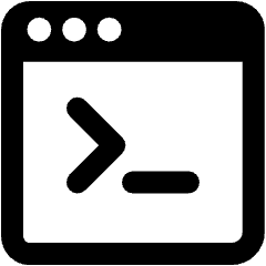 Amazon Web Service Commandline Interface Icon from Ultimate Bold Set