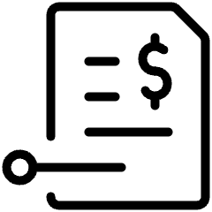 Amazon Web Service Cost And Usage Report Icon from Ultimate Light Set