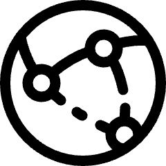 Amazon Web Service Cross Region Data Delivery 2 Icon from Ultimate Regular Set