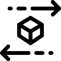 Amazon Web Service Data Exchange 1 Icon from Ultimate Regular Set