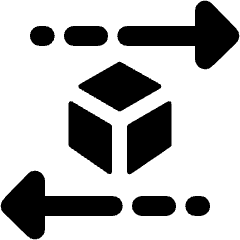 Amazon Web Service Data Exchange 1 Icon from Ultimate Bold Set