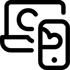 Amazon Web Service End User Laptop Icon from Ultimate Regular Set