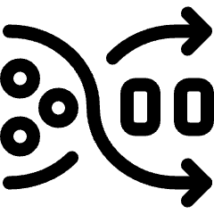 Amazon Web Service Glue Data Brew Visual Data Preparation Icon from Ultimate Regular Set