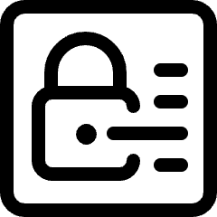 Amazon Web Service Identity And Access Management 1 Icon from Ultimate Regular Set