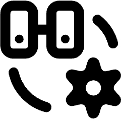Amazon Web Service Internet Of Thing Graph Service Setting Device Icon from Ultimate Bold Set