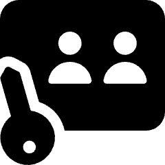 Amazon Web Service Key Management 1 Icon from Ultimate Bold Set