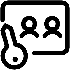 Amazon Web Service Key Management 1 Icon from Ultimate Regular Set
