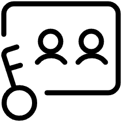 Amazon Web Service Key Management 2 Icon from Ultimate Light Set