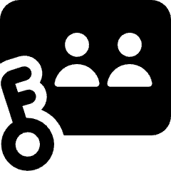Amazon Web Service Key Management 2 Icon from Ultimate Bold Set