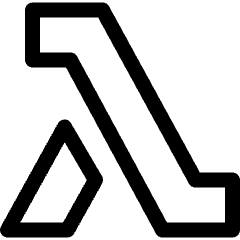 Amazon Web Service Lambda Icon from Ultimate Regular Set
