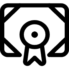 Amazon Web Service License Manager 2 Icon from Ultimate Regular Set