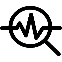 Amazon Web Service Managed Service Search Icon from Ultimate Regular Set