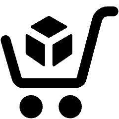 Amazon Web Service Marketplace Cart Icon from Ultimate Bold Set
