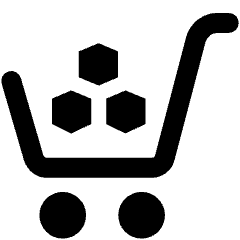 Amazon Web Service Marketplaces Cart Icon from Ultimate Bold Set