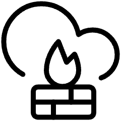 Amazon Web Service Network Firewall Icon from Ultimate Light Set
