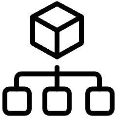 Amazon Web Service Organizations Icon from Ultimate Light Set