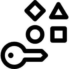 Amazon Web Service Resource Access Manager 1 Icon from Ultimate Regular Set