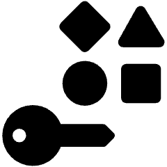 Amazon Web Service Resource Access Manager 1 Icon from Ultimate Bold Set