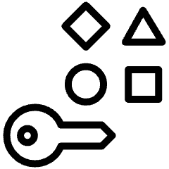 Amazon Web Service Resource Access Manager 1 Icon from Ultimate Light Set