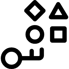 Amazon Web Service Resource Access Manager 2 Icon from Ultimate Regular Set