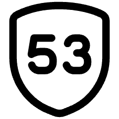 Amazon Web Service Route 53 1 Icon from Ultimate Regular Set