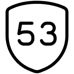 Amazon Web Service Route 53 1 Icon from Ultimate Light Set