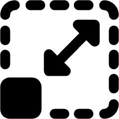 Amazon Web Service Scaling Icon from Ultimate Bold Set