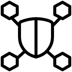 Amazon Web Service Security Hub Shield Icon from Ultimate Light Set