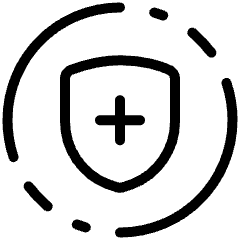 Amazon Web Service Shield Ddos Protection Icon from Ultimate Light Set