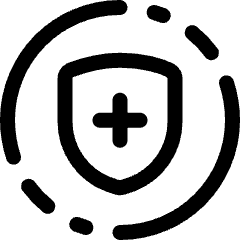 Amazon Web Service Shield Ddos Protection Icon from Ultimate Regular Set